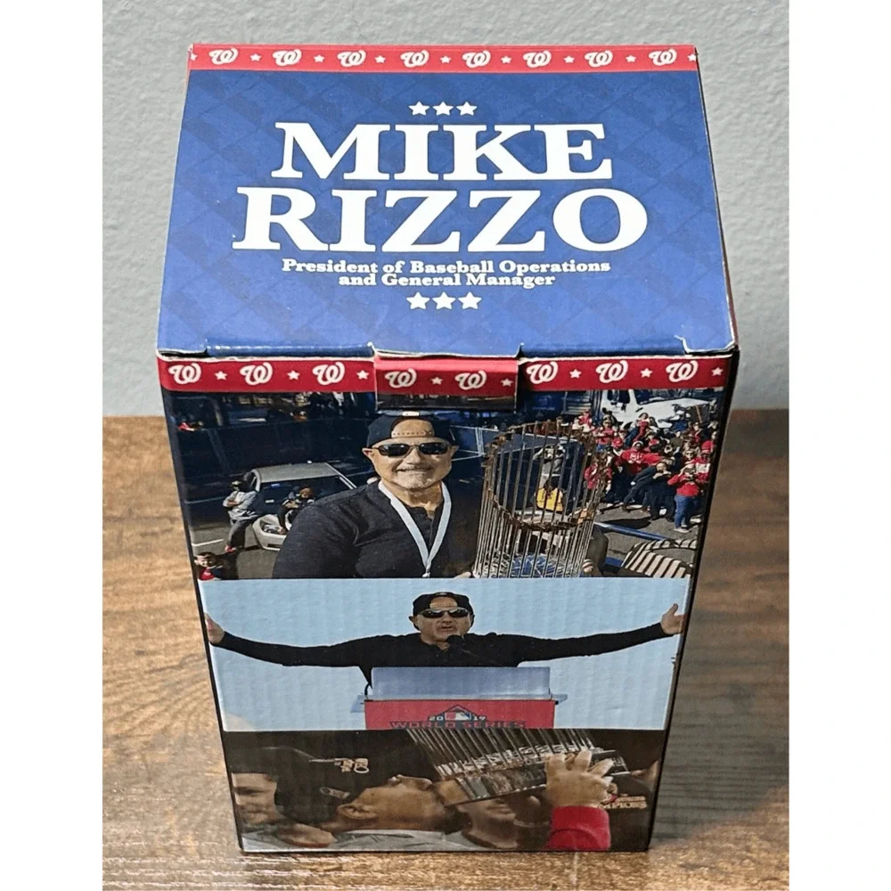 Mike Rizzo Bobblehead Washington Nationals World Series SGA 6/14/2024 BRAND NEW